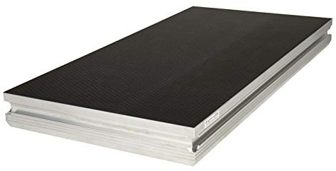 LightmaXX ALU-STAGE Hexa PRO Bühnenpodest, 0.5m x 1m, TÜV-geprüft, 500kg/m² Tragfähigkeit, Indoor & Outdoor, Siebdruck Podestfläche, Rechteckig, 10.5cm Höhe, 12.39kg Gewicht