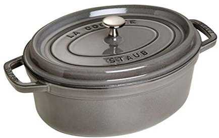 Staub Oval Cocotte Pot 27 cm - Grey