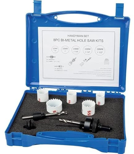 Scie trépan à dent - Coffret de 7 pièces - Riss