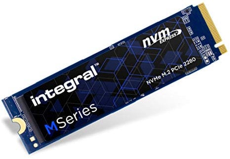 Integral 128GB SSD NVME M.2 2280 PCIe Gen3x4 R-1800MB/s W-600MB/s TLC M1 Solid State Drive