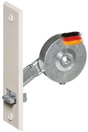 markiso® Rolladen-Gurtwickler Unterputz [Made in Germany] - 1x Einlasswickler für 23mm Maxigurt [Lochabstand 160mm] - Rollladenwickler inkl. weißen & farbigen Blenden - TOP Rollo Gurtwickler
