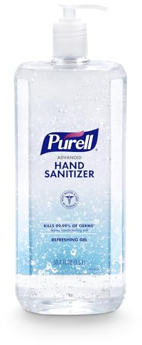 PURELL Advanced Hand Sanitizer Refreshing Gel, Clean Scent, 1.5 Liter Pump Bottle (Pack of 1) - 5015-04
