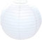 KARRMA 2 x White Paper Lampshade - Classic Bamboo Style Ribbed Paper Lantern Lamp Shade (40 CM)