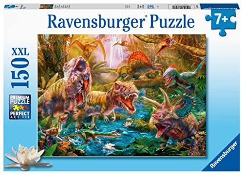 Ravensburger T-Rex Attack Dinosaur Jigsaw Puzzle for Kids Age 7+