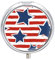 Pillendose Usa Flagge Und Sterne Muster Tragbare Pillendose Mit 2 Fächern