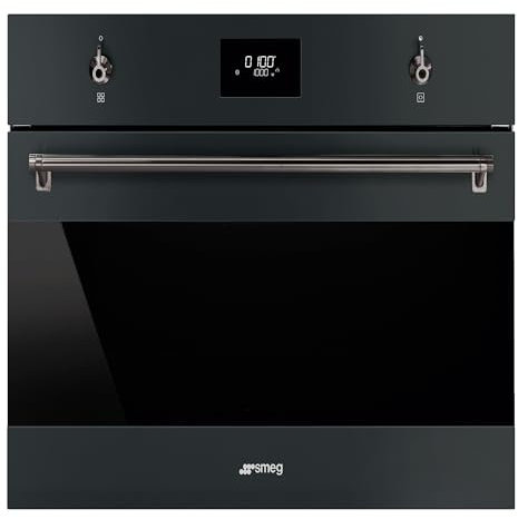 Smeg FOUR COMPACT SO4301M0N, Weiß, Elektrisch, Edelstahl, Kleinfour, 45 cm, Automatisches Auftauen, Mechanischer Verschluss, Timer-Funktion verfügbar