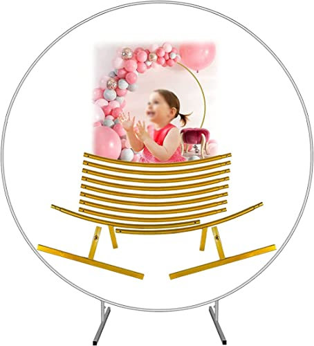 Bogengitter Aus Metall, Bogen Für Kletterrose, Gartenbogen, Runder Rosenbogen Schwarzer Hochzeitsbogen, Für Hochzeit Dekoration Einfache Montage,Weiß,1m
