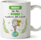 Mugffins Tazza Personalizzata in ceramica per NONNA 11 oz / 350 ml - In italiano - Sei migliore del mondo - Idea regalo per compleanno, anniversario, natale