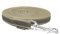 Mystique® Gummierte Schleppleine 12mm ohne Handschlaufe Standard Karabiner beige 5m