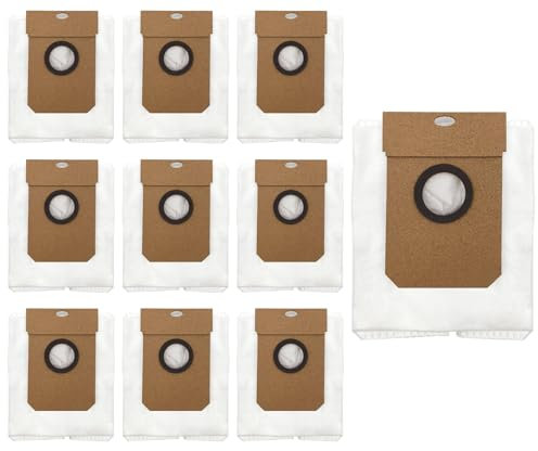 MIRTUX Kit di 10 sacchetti sottovuoto per Cecotec Conga compatibile con 11090 - Confezione da 10 sacchetti sottovuoto per robot aspirapolvere Conga
