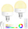 USB Rechargeable Light Bulb with Magnetic Base Detachable, 5W Dimmable Battery Powered Light Bulbs, Charging LED Bulb with Remote Timer and 3 Color Temperatures, for Non Hardwired Lamps, Wall Sconce