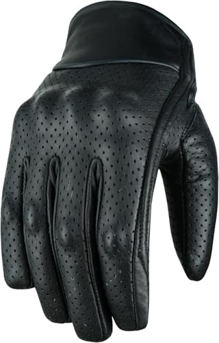 Herren Motorrad Sommer Handschuhe Biker Motorrad belüftet Sommer Handschuhe Motorrad Handschuhe Cafe Racer Motorrad Sommer Handschuhe