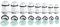 DOEARKO Ohr Dehnstäbe Set 8 Paare Glase Ohr Expander Plug mit O-ringe Ohr Messgeräte Expander Set Piercings Schmuck für Frauen Männer (1.6-10mm) (Transparent)