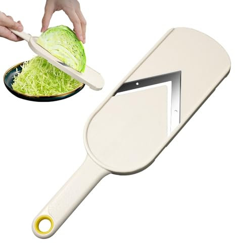 Râpe À Choux - Râpe De Cuisine En Acier Inoxydable, Gadget De Cuisine | Hachoir Pour Légumes Comme Choux, Laitue, Oignon, Coupe Rapide Et Efficace, Outil Indispensable Pour Des Plats Frais