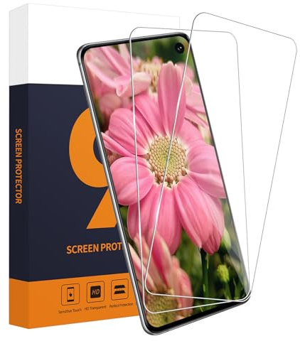 Carantee 2 pièces Verre Trempé Samsung Galaxy S10e, 9H Dureté protection écran, Sensible au Toucher, Dureté 9H, bords incurvés 2,5D, Haute Sensibilité, Ultra HD Samsung S10e vitre protection