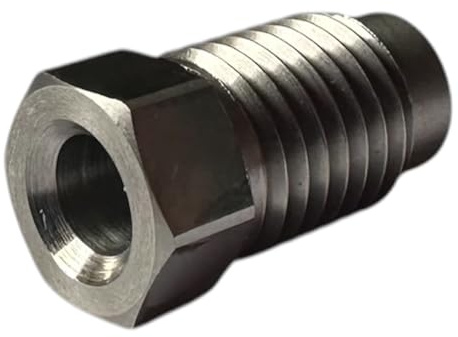 Precisiongeek Lot de 2 raccords M10 x 1,25 pour câble de frein de 4,75 mm, collet F type L, connecteur professionnel conforme DIN/ISO 1651