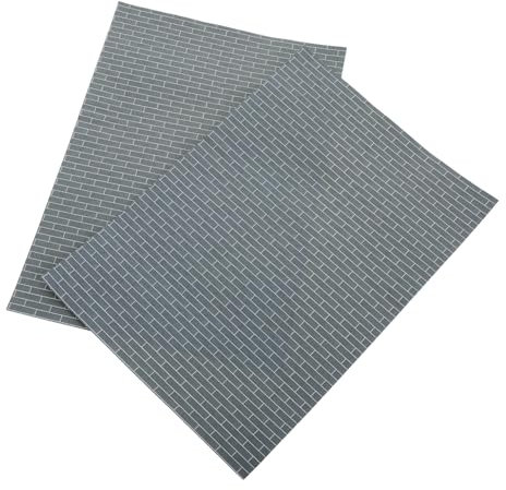 HEATSHAKING 2pcs Peel and Stick Dollhouse Wallpapers Textured Wallpaper for Quirky Decor Adhesive House Wall Paper