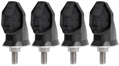 Generisch Motorrad-Blinker 8mm 12V Universal für Mini Motorrad Drehen für Signal Anzeige Licht Drehen Bernstein Blink Pfeil Lampe Birne für Suzuki(4pcs)