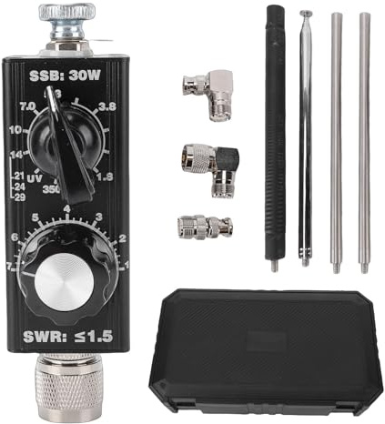 Yanmis QRP Shortwave Antenna, 30W Portable UHF VHF Radio Transmitter Reduce Interference Main Applications Reception and Transmitting