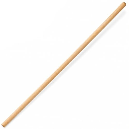 HAAY TOOLS 120cm Wooden Handle Replacement: Broom Stick Handle, Wooden Pole for Shovel, Rake, Broomstick, Mop Stick, Garden Fork Handle Replacement Tools - Durable for Outdoor and Indoor Use.