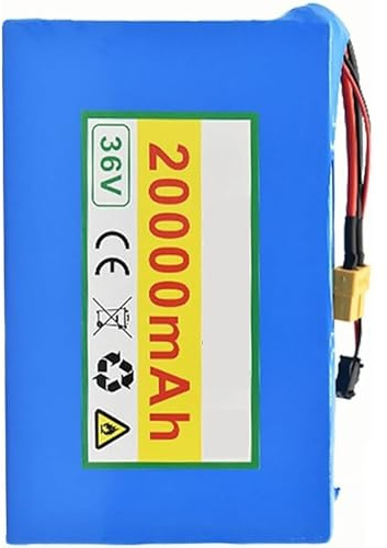 36V 20Ah 10S2P E-Bike-Akku, Integriertes BMS, Ersatzakku, Mit Ladegerät, Für 200W–1500W Elektrorollermotoren XT60