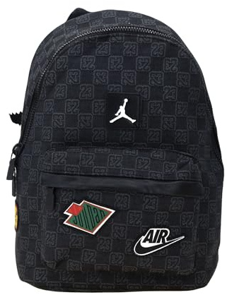 Jordan Mini Zaino Monogram Patch, 8L, Nero
