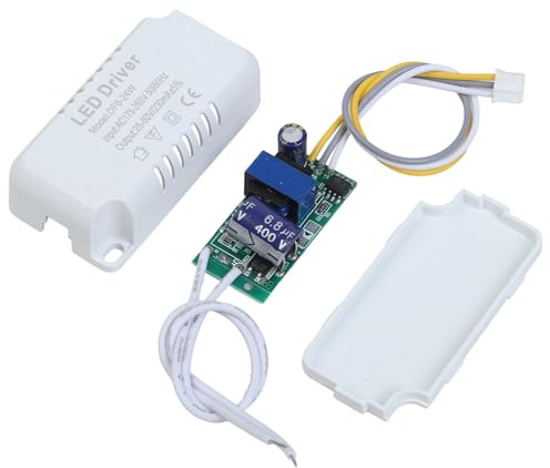 Transformador de fuente de alimentación de corriente constante LED para sistemas de iluminación de lámpara de techo con rango de voltaje de entrada CA 176-265V (doble unidad cuadrada 24-40 W)