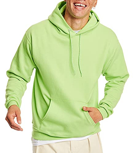 50/50 pullover con cappuccio 224 g Lime Large