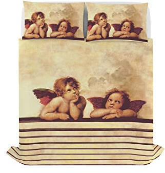 Italian Bed Linen Sogni d'Autore Bettwäsche set, 100% Baumwolle, SD59, Doppelte