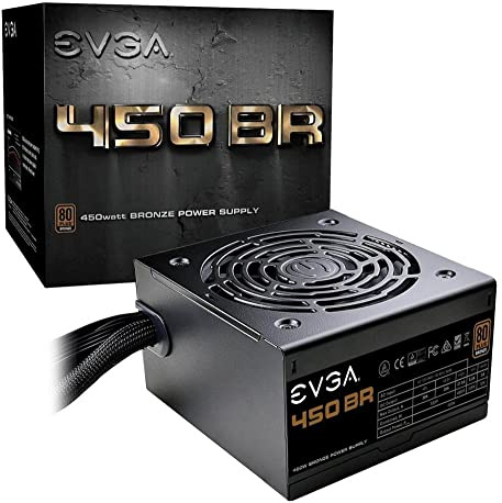 EVGA 450 BR unidad de - Fuente de alimentación (450 W, 100 - 240 V, 50 - 60 Hz, 8 A, 120 W, 450 W)