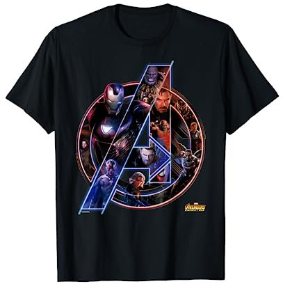 Marvel Avengers: Infinity War Neon Team Grafik T-Shirt T-Shirt
