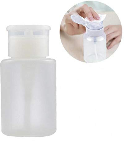 Push-down-pumpspender Leerer 120ml Für Nagellackentferner Alkohol Klaren Flaschen-speicher-flasche