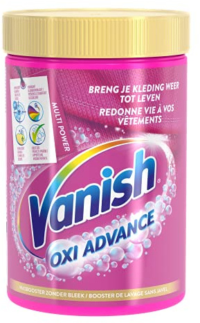 Vanish Oxi Advance - Multi Power Colour Poeder - Vlekkenverwijderaar voor Witte en Gekleurde Was - 600 g