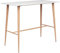 pedkit Mesa Alta de Cocina Mesa de Bar Blanco 120x60x96 cm