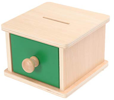 STOBOK Holzmünzkasten Spielzeug Montessori Spielzeug Hand-Auge-Koordination Münzkasten Unterrichtshilfen Vorschulerziehung Spielzeug für Kinder Kleinkind Kleinkind