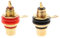 KERDEJAR 1 Paire connecteur de Prise Femelle RCA Adaptateur de Montage sur Panneau de châssis Prise de Terminal Audio