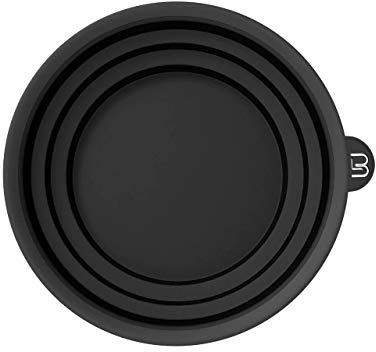 L3 - Level 3 Collapsible Tint Bowl - Use for Mixing, Dying, and All Coloring Needs - Resistant to Bleach and Chemicals - Compact Size for Easy Use (Black)