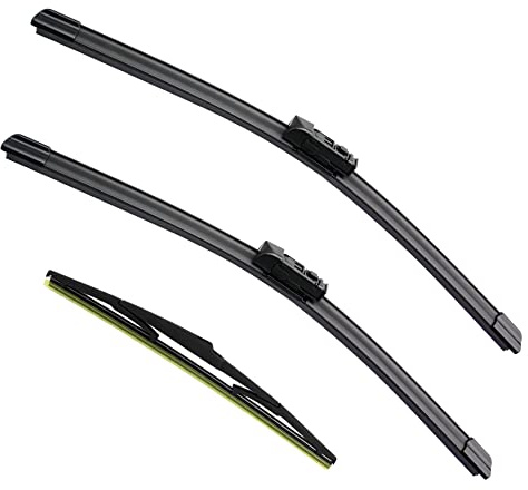 3 Factory Wiper Blade Replacement for 2025 2024 2023 2022 2021 2020 2019 2018 2017 Mazda CX-5 CX-9, Original Equipment Windshield Window Wiper Blades Set - 24/18/14(Set of 3) Top Lock