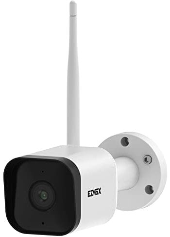 VIMAR 46242.036C Telecamera WiFi bullet, per KIT 46KIT.036C, a colori Day & Night 3 Mpx, obiettivo fuoco fisso 3,6 mm con visuale 85°, alimentazione 12V incluso, IR 10 m, grado di protezione IP65