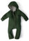 Ehrenkind® WALKOVERALL | Baby Wollwalk-Overalls aus Merino Schurwolle mit Reißverschluss | Walk Wolle Woll-Anzug für Kleinkind und Baby | Waldgrün Gr. 98/104