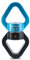 NewDoar Swing Swivel, 30KN Rotator Swing Spinner Micro Swivel Device für Swing Aerial Dance/Yoga/Schaukel/hängende Hängematte/Klettern Baumpfleger (Blau Schwarz)