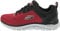 Skechers Track Broader, Zapatillas de Deporte Hombre, Red Mesh Pu Black Trim, 43 EU