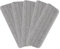 Cabezales de repuesto de microfibra para mopas húmedas/secas, compatibles con el sistema de cuidado de suelos Bona (paquete de 5) (gris)
