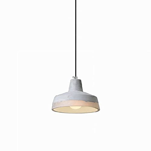 Luminaire suspendu en béton, luminaire suspendu gris pour îlot de cuisine, suspension industrielle en ciment, luminaire suspendu au plafond industriel simple pour salle à manger de ferme Present