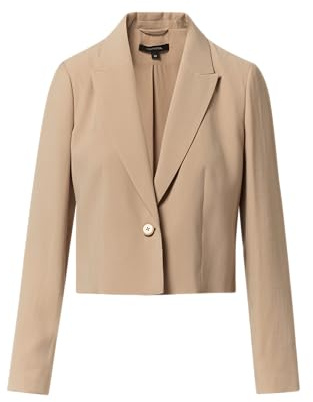 Comma Kurzblazer mit Piquéstruktur