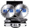 DOWOX Dado Blade Set, 8-Inch, 24-Tooth with 5/8-Inch Bore - 23 Pieces