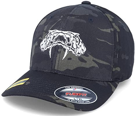 Hatstore Viper Multicamo Black Flexfit Cap - Größe: S/M - (55-58 cm), Schwarz , 54