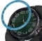 kwmobile Schutzring kompatibel mit Samsung Galaxy Watch 6 Classic 47mm - Bezel Ring Lünette mit Tachymeter Skala Blau Weiß