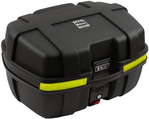 SEVICO Motorradkoffer Top-Case Roller und Motorrad Koffer Motorradtasche Helmkoffer für Roller Universal Topcase Top Back Box Motorrad oder Quad X14 56x43x32cm 50 L