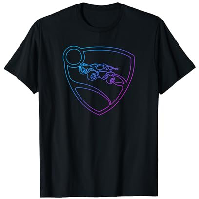 Logo des glühenden Schildes der Rocket League T-Shirt